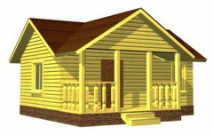 проект бани из бруса